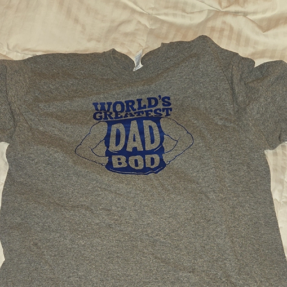 Gray World's Greatest Dad Bod Kids T-Shirt